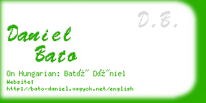 daniel bato business card